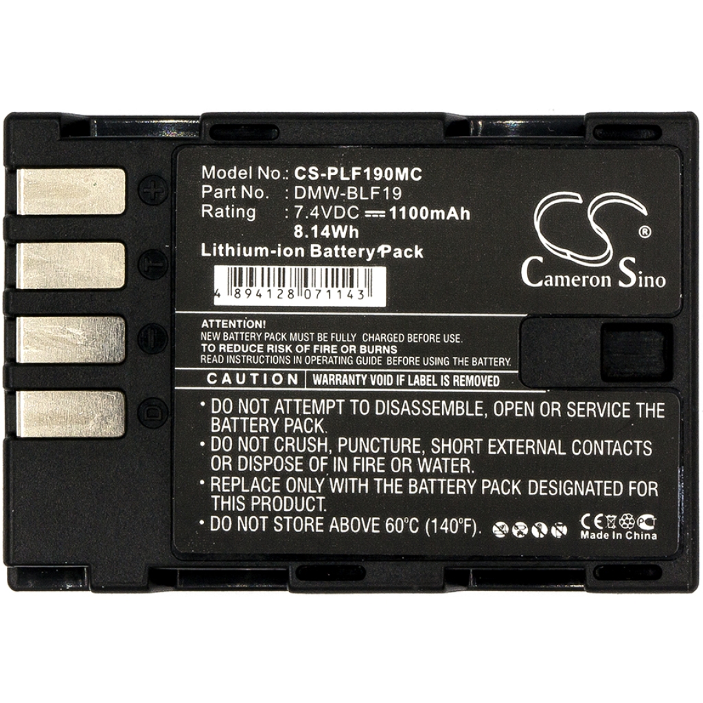 Batterij voor camera Panasonic CS-PLF190MC