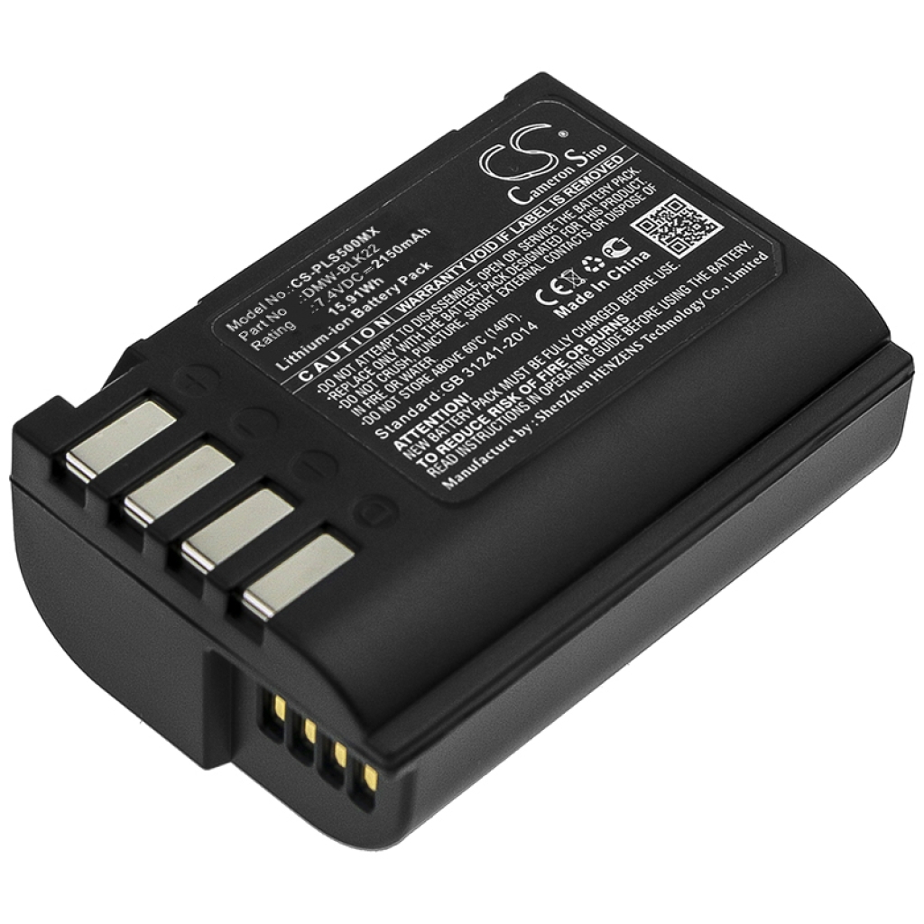 Batterijen Vervangt DMW-BLK22GK