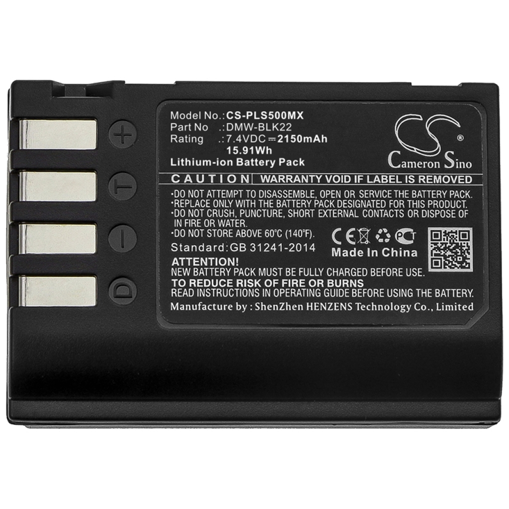 Batterij voor camera Panasonic CS-PLS500MX