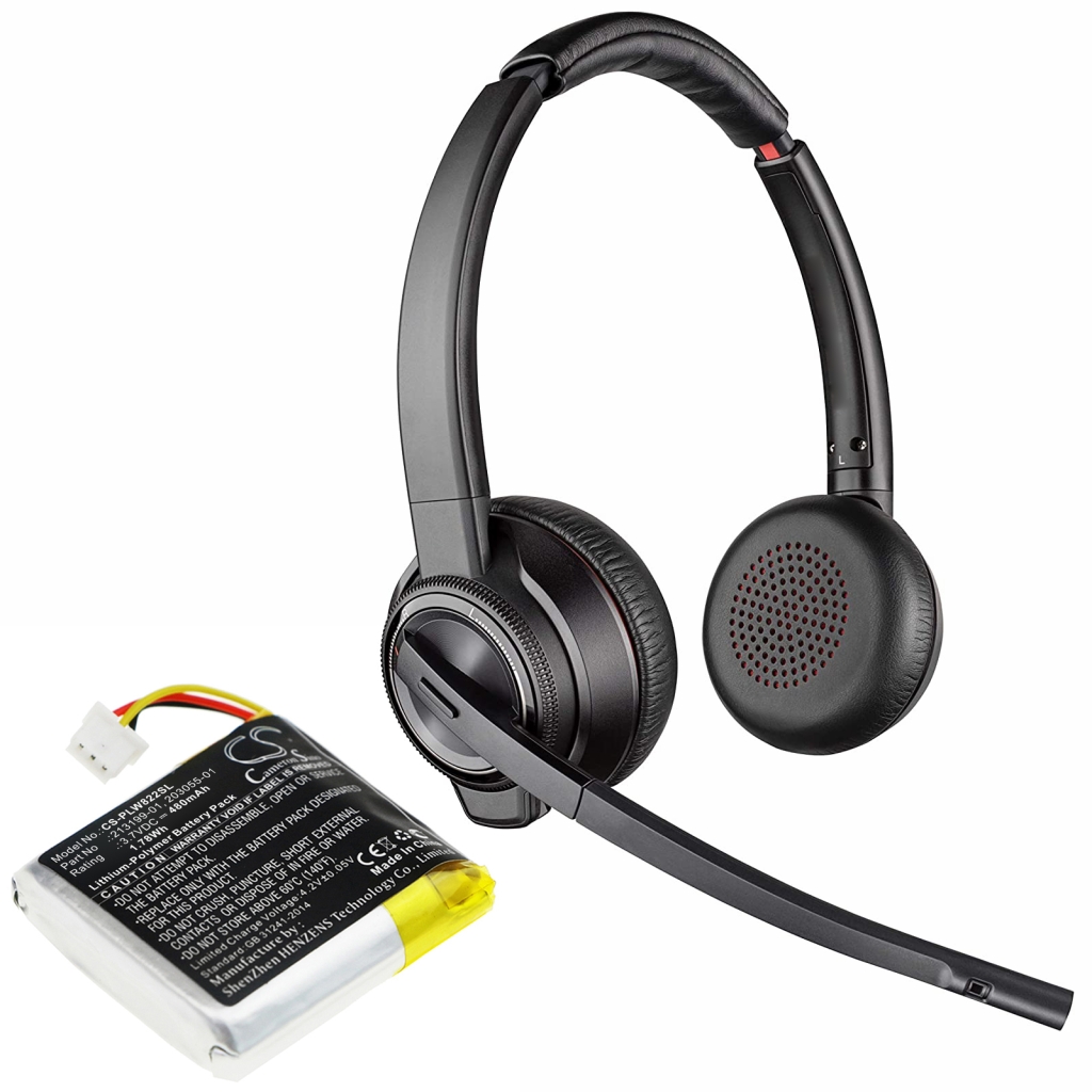 Batterij voor draadloze headset Plantronics CS-PLW822SL