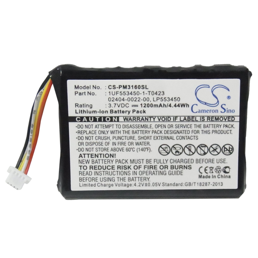 Batterijen Vervangt LP553450