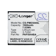 CS-PME504SL<br />Batterijen voor   vervangt batterij PAP5044BA