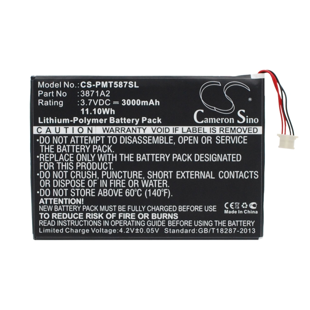 Tablet batterijen Prestigio CS-PMT587SL