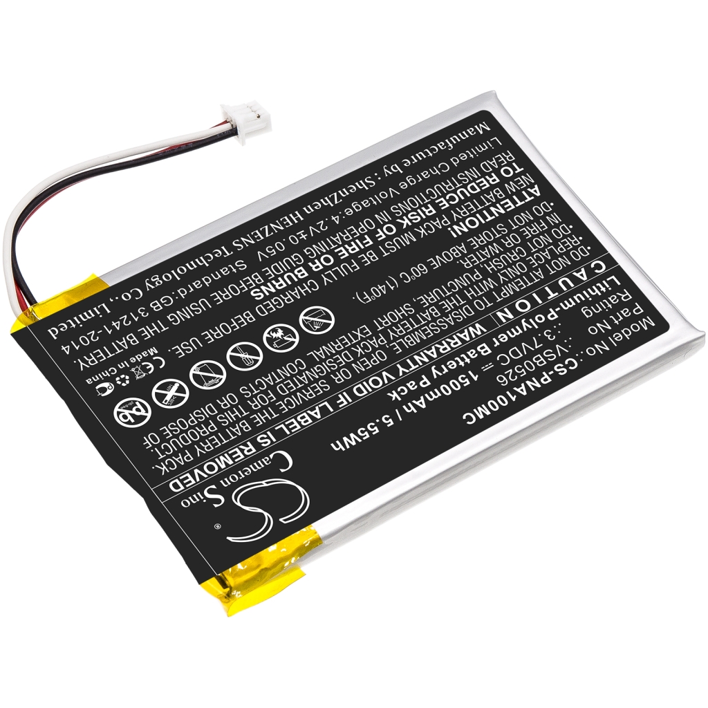 Compatibele batterijvervanging voor Panasonic VSB0526