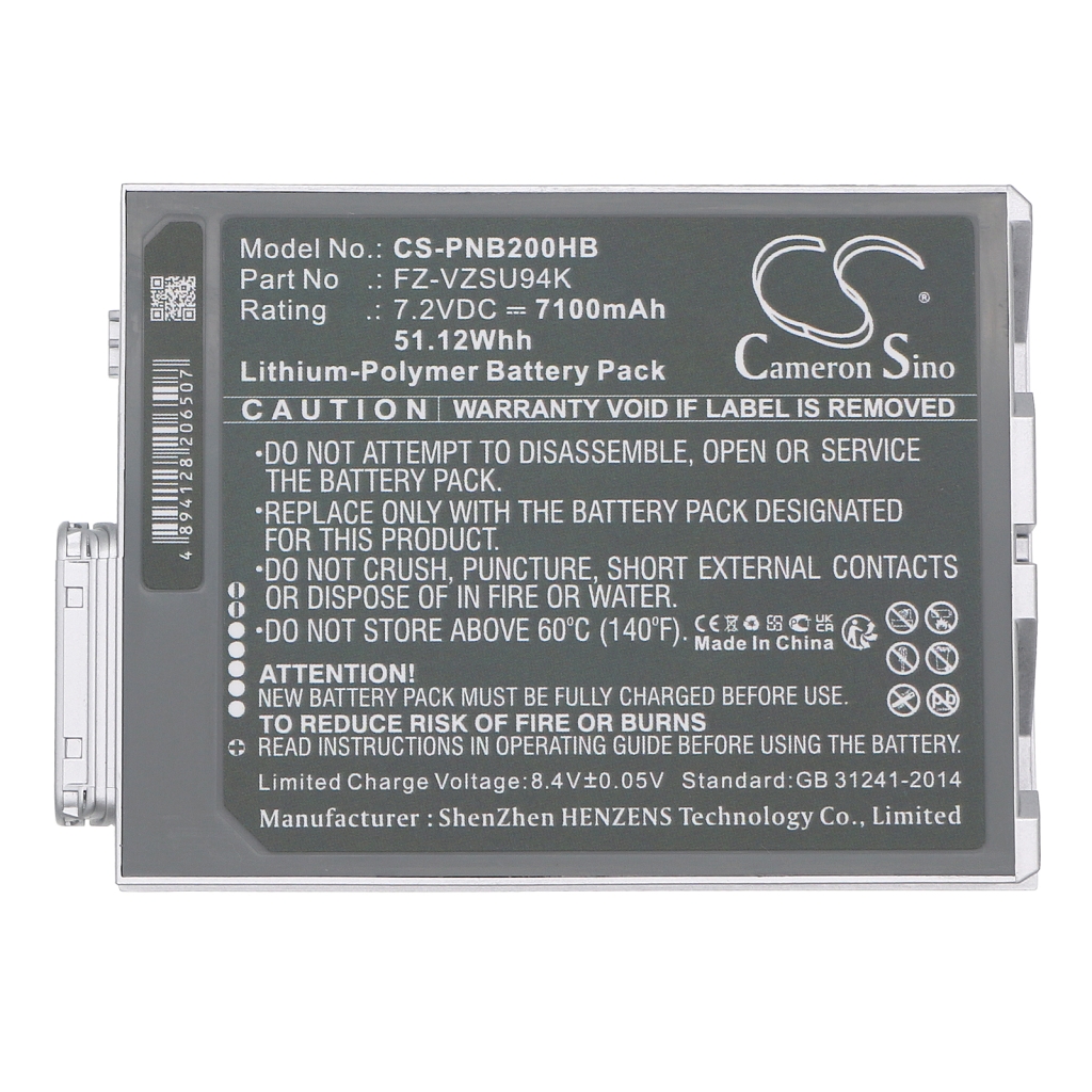 Notebook batterij Panasonic CS-PNB200HB