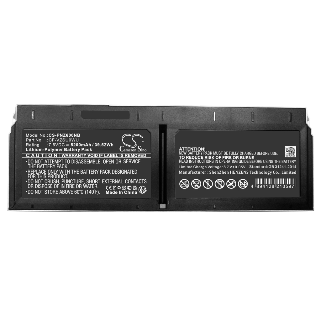 Notebook batterij Panasonic CF-XZ6KDCQR