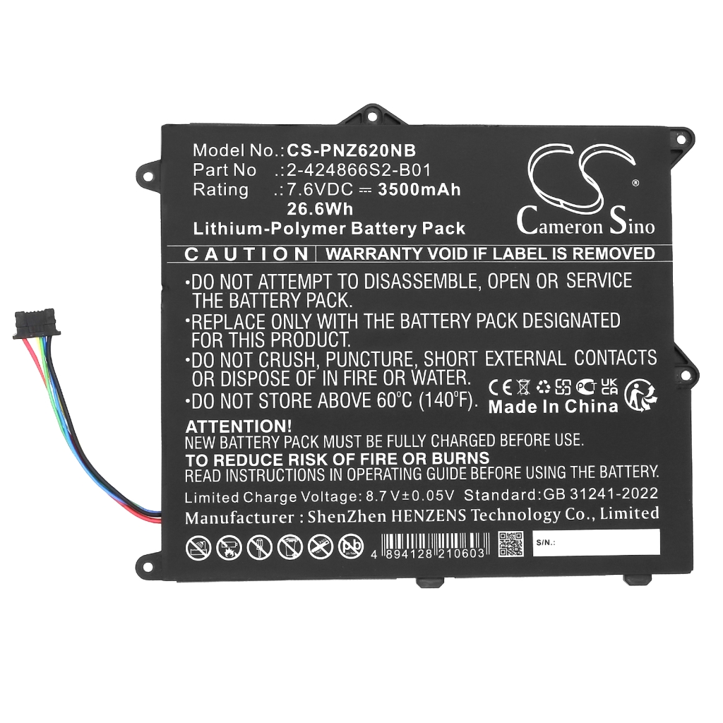 Notebook batterij Panasonic CF-XZ6HFAQR