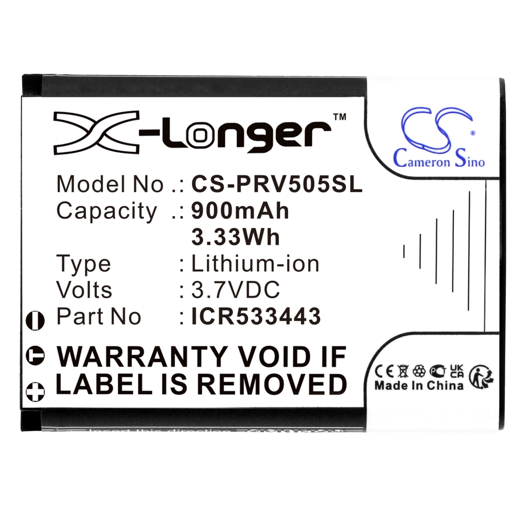 Batterijen Vervangt ICR533443