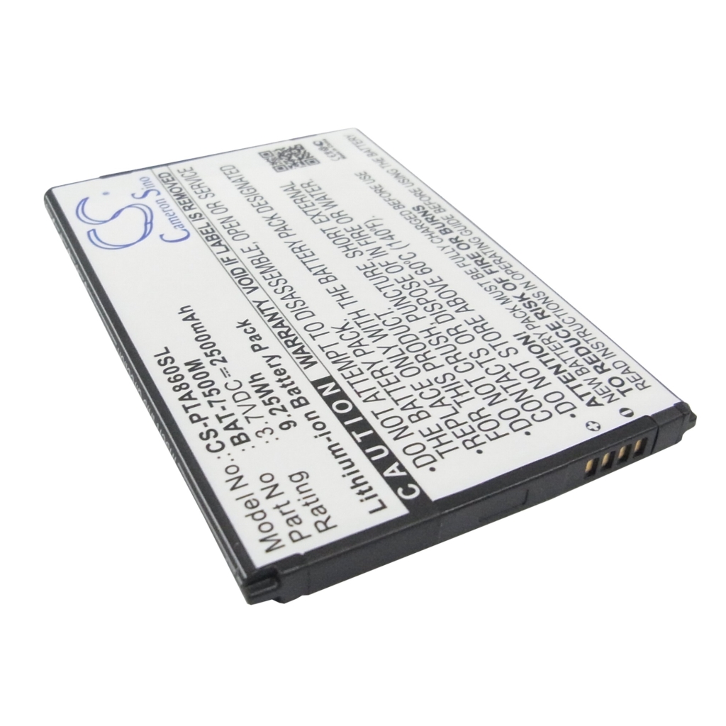 Batterij voor mobiele telefoon Pantech CS-PTA860SL