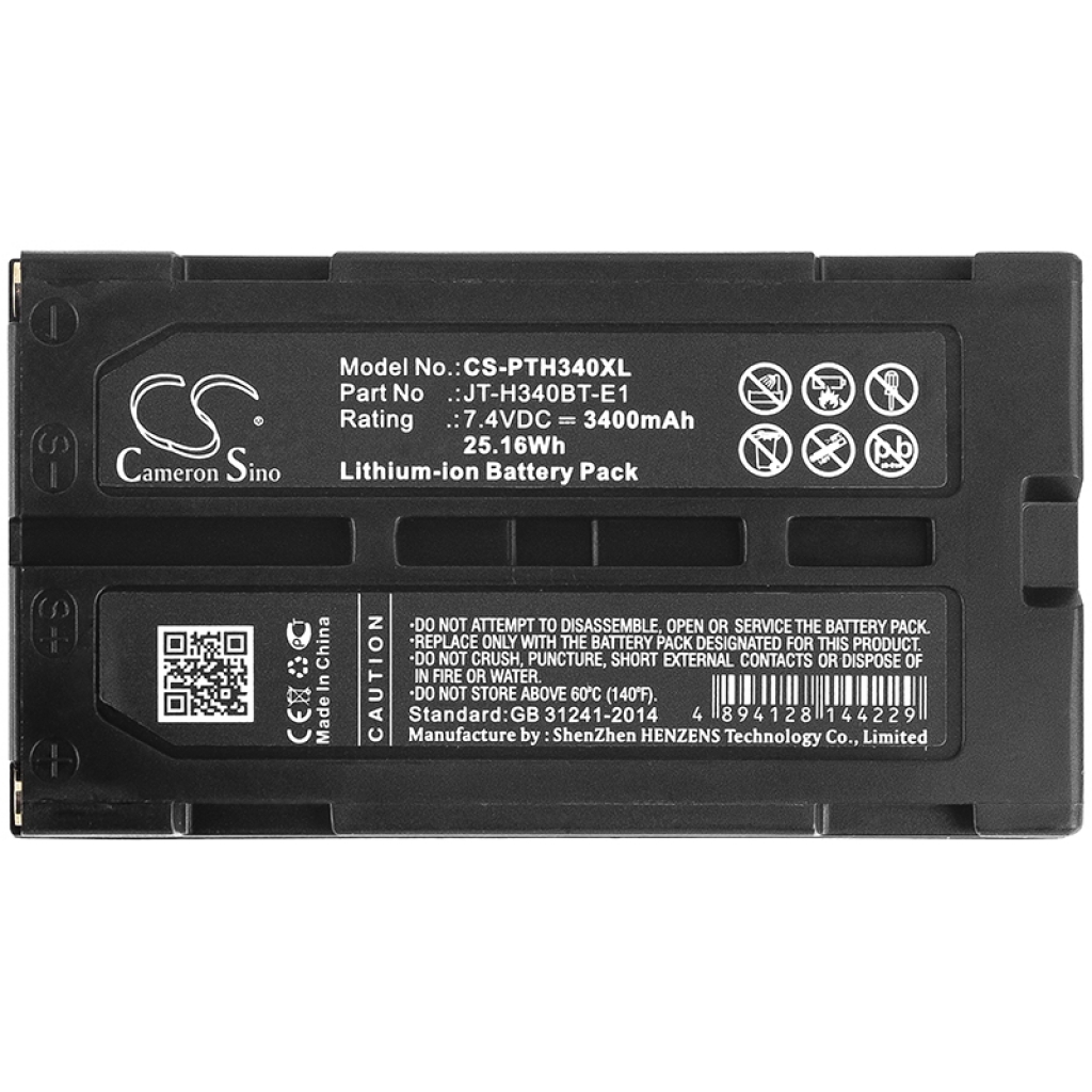 Printerbatterij Panasonic CS-PTH340XL