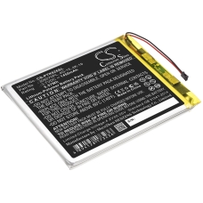 Compatibele batterijvervanging voor Pocketbook 306070PL,4G-15,4K-19