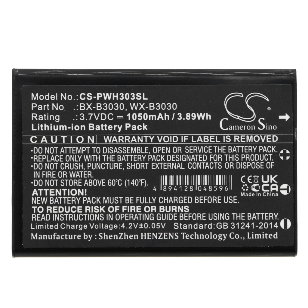 Batterij voor draadloze headset Panasonic Attune 3020