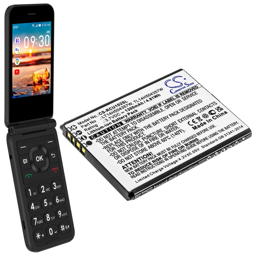 Batterij voor mobiele telefoon Cricket U102AC (CS-RCU102SL)