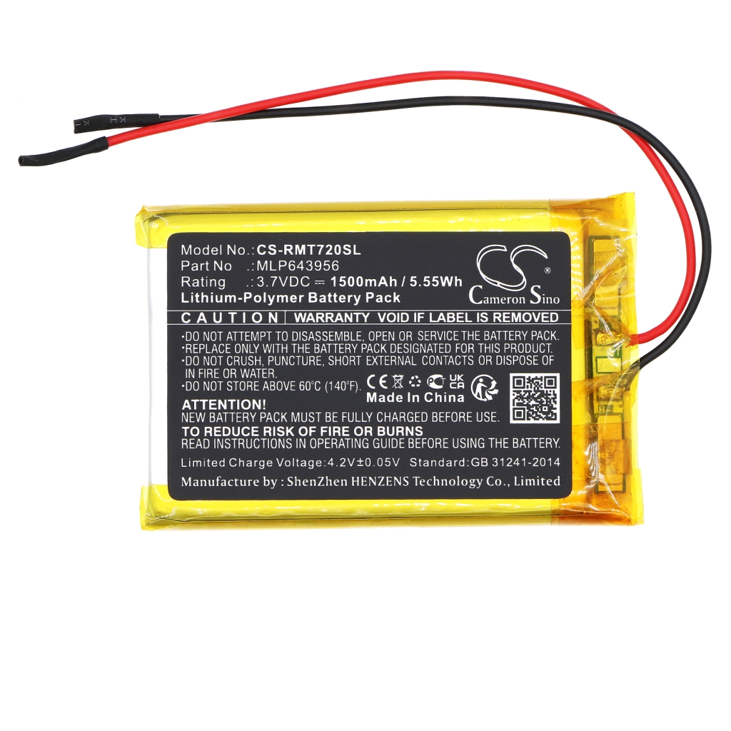 GPS, Navigator Batterij Rand mcnally CS-RMT720SL