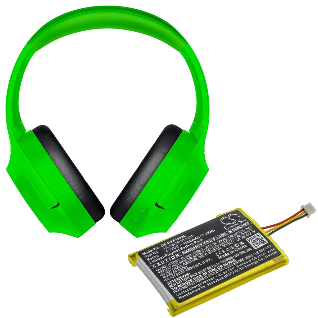 Batterij voor draadloze headset Razer CS-RPX100SL