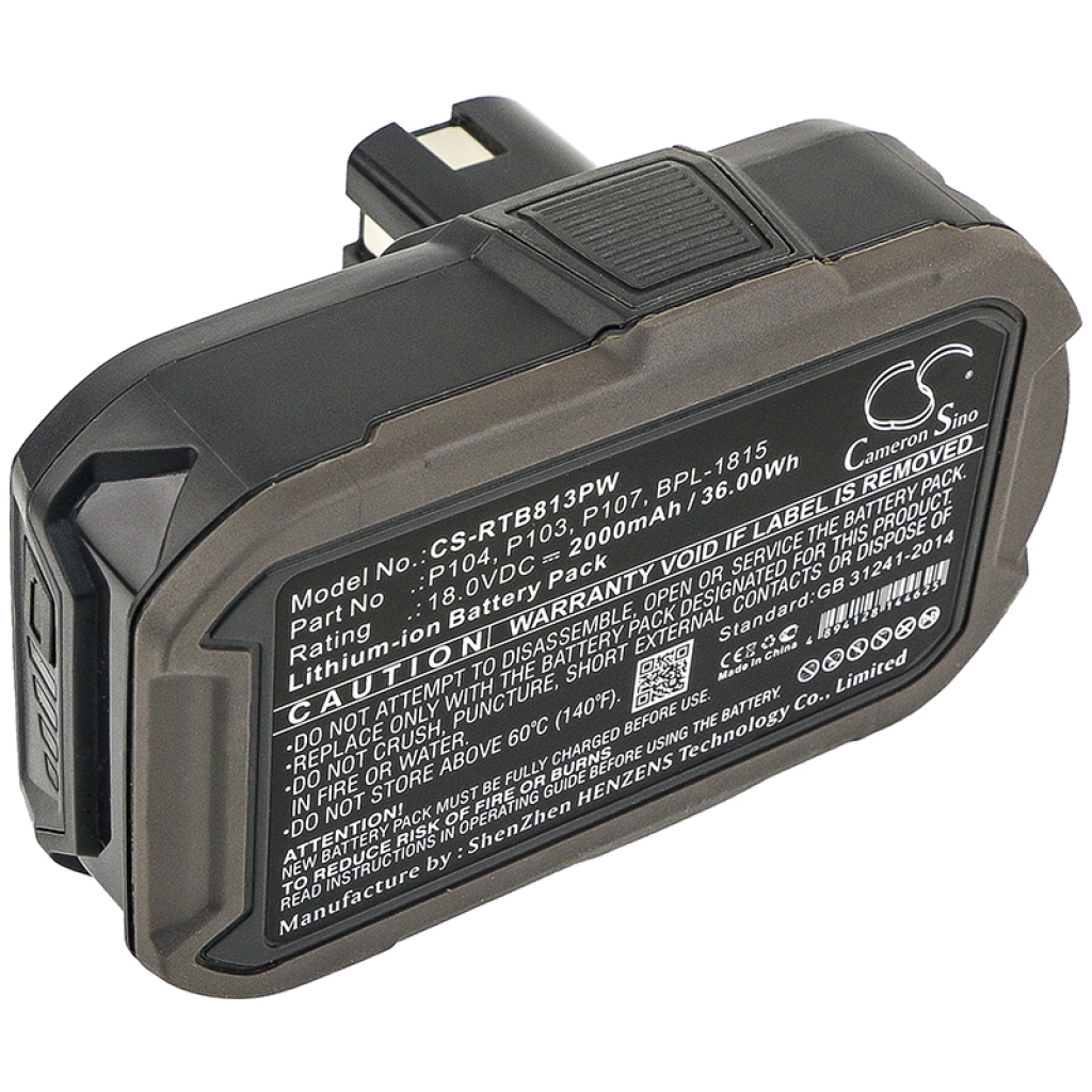 Batterijen Vervangt P106