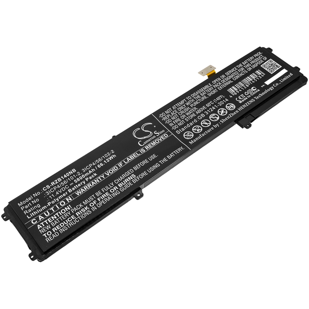 Notebook batterij Razer RZ09-01953E72 (CS-RZB140NB)