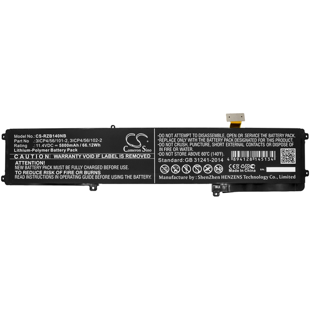 Notebook batterij Razer RZ09-01953E52-R3U1