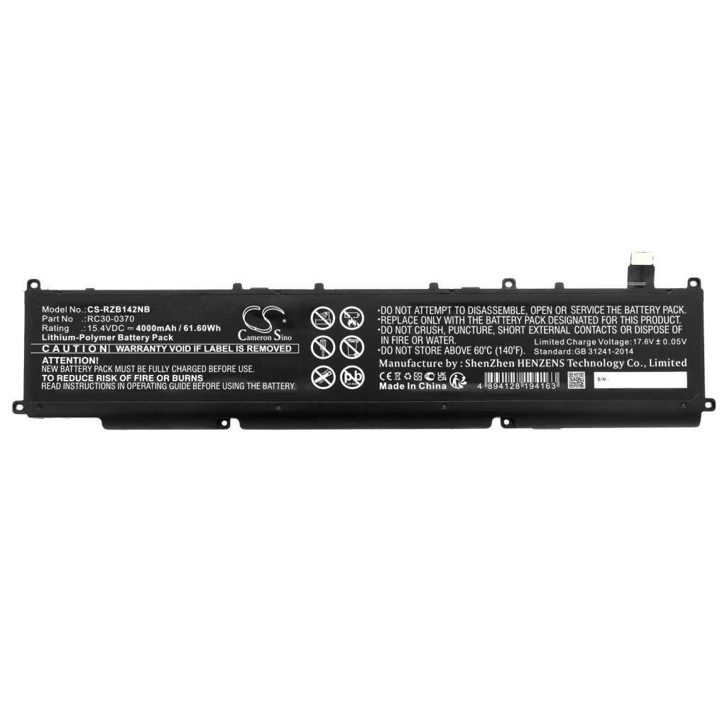 Notebook batterij Razer RZ09-0368 (CS-RZB142NB)