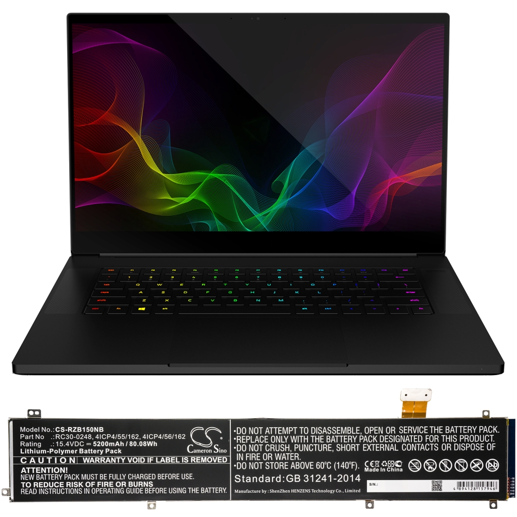 Notebook batterij Razer Blade 15 GTX 1060 (CS-RZB150NB)