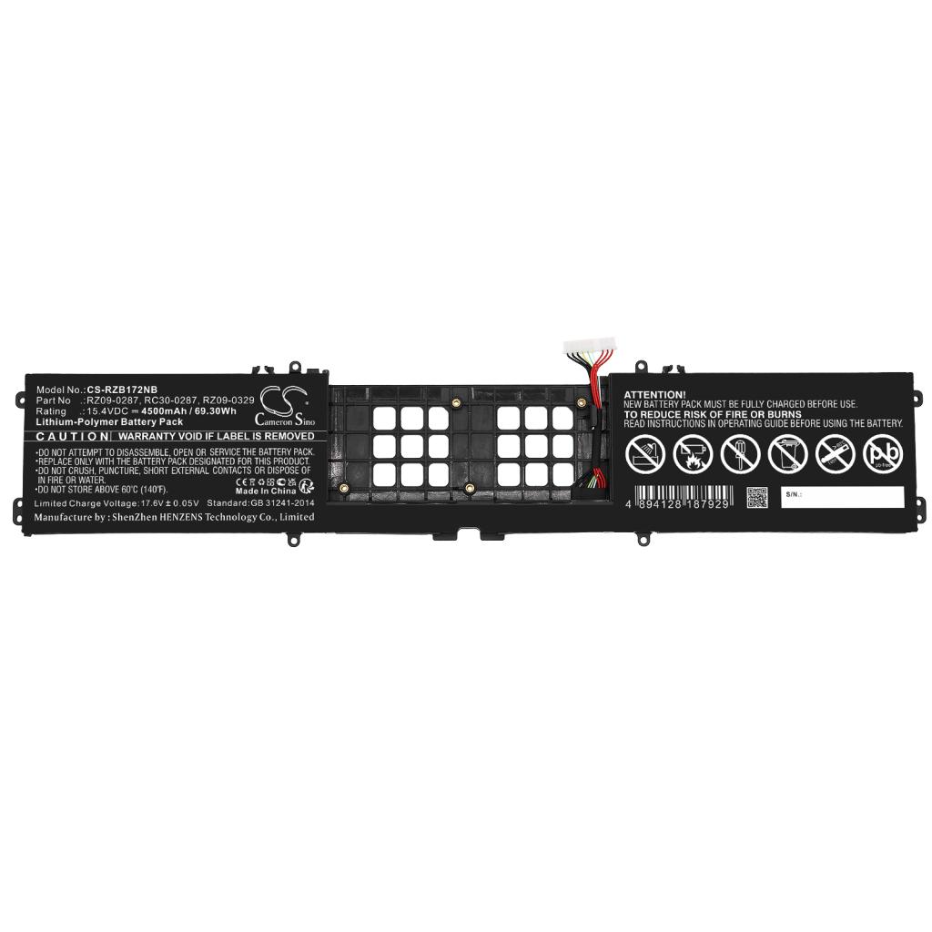 Notebook batterij Razer Blade 17 4K TOUCH 120HZ GEFORCE RTX 3080 (CS-RZB172NB)