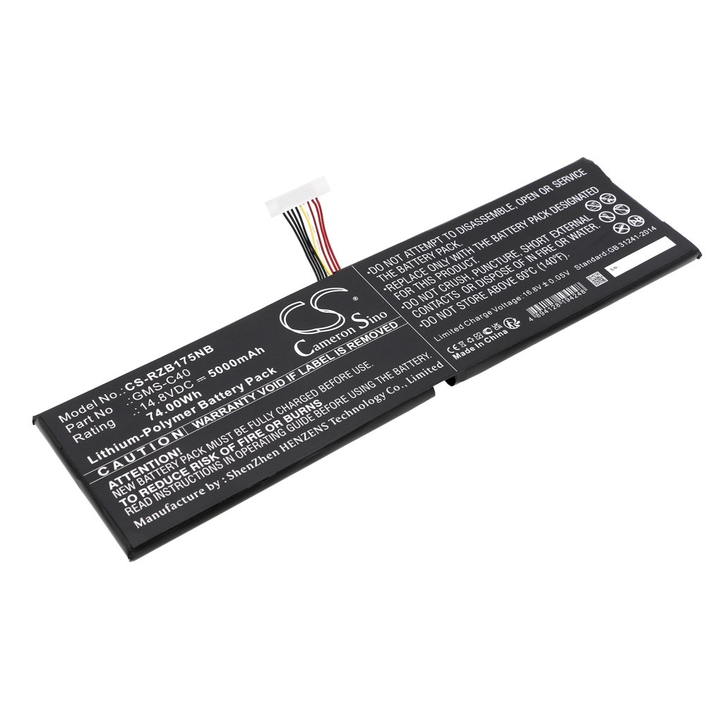 Notebook batterij Razer RZ09-01171E11 (CS-RZB175NB)