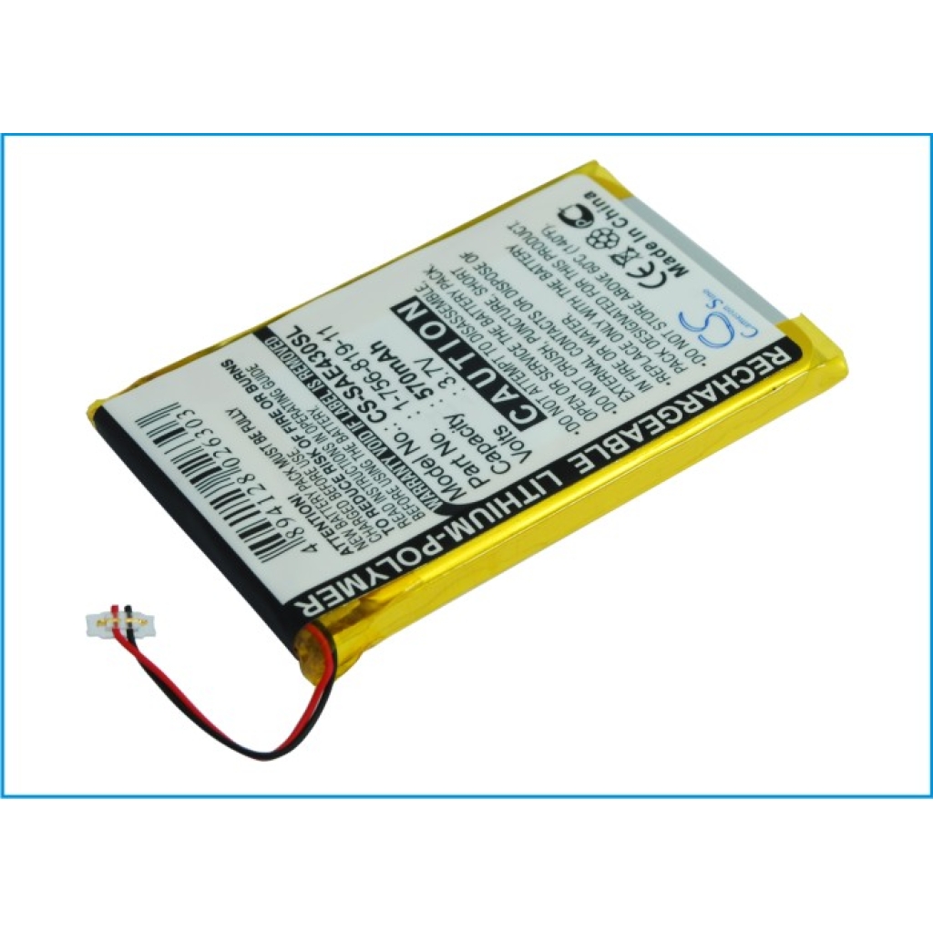 Batterij voor MP3, MP4, PMP Sony CS-SAE430SL