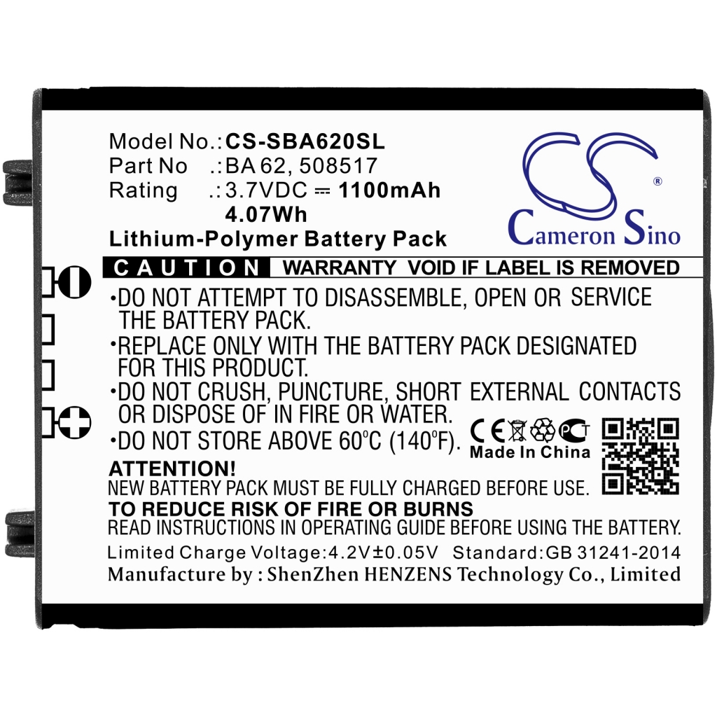 Batterijen Vervangt 508517