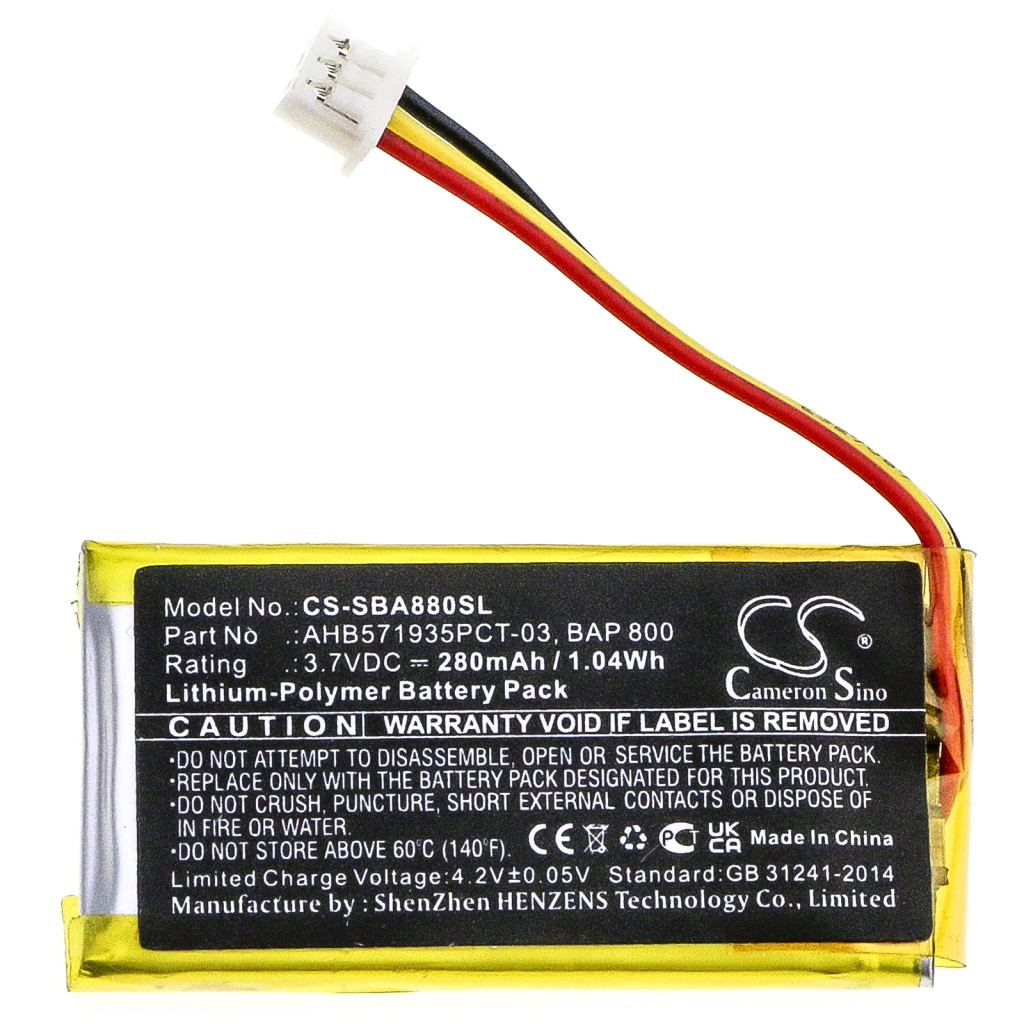 Batterijen Vervangt CP-SN800