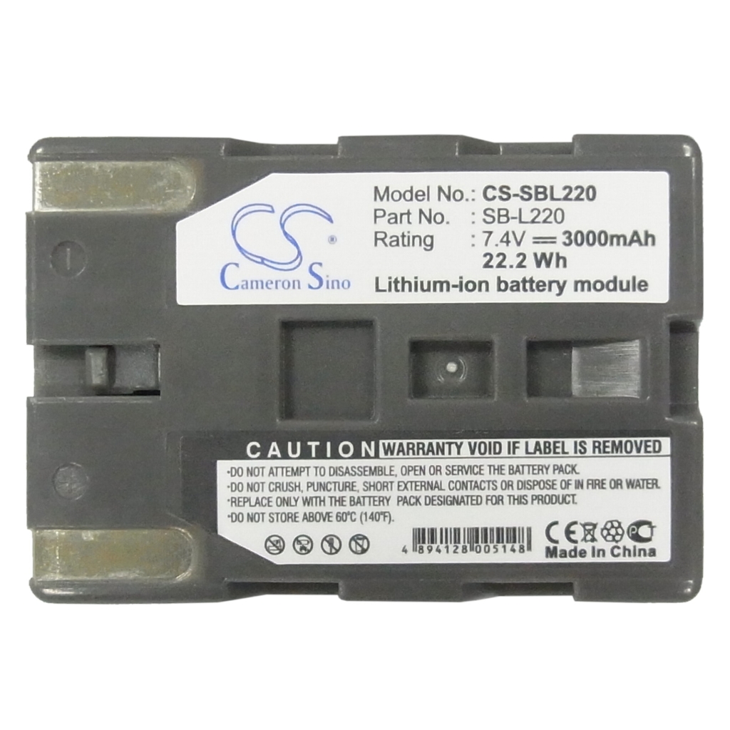 Batterij voor camera Filmadora CS-SBL220