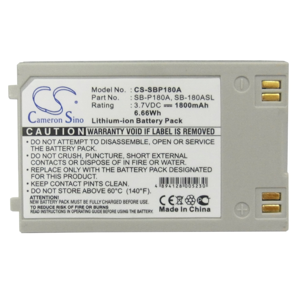 Batterij voor camera Samsung CS-SBP180A