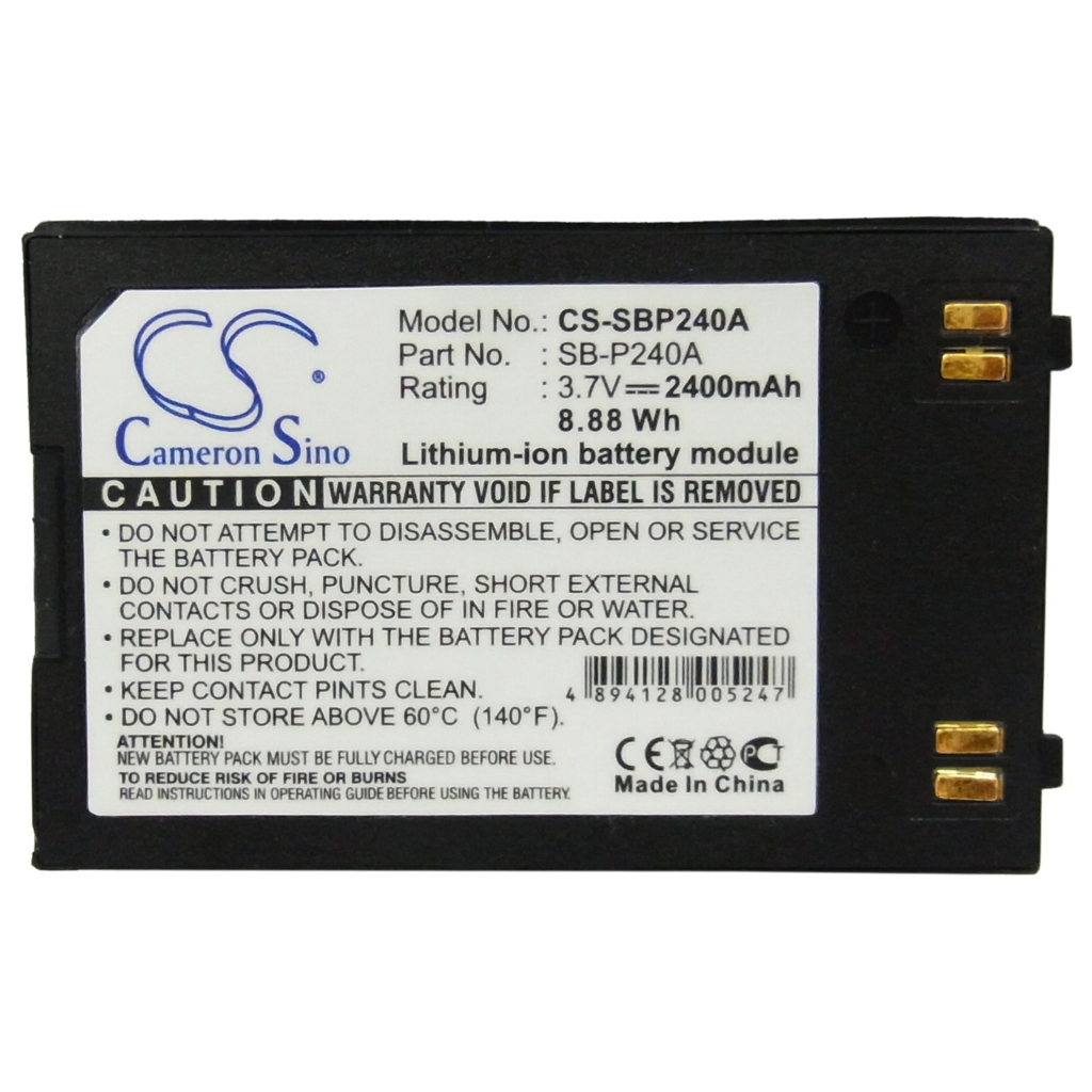 Batterij voor camera Samsung CS-SBP240A