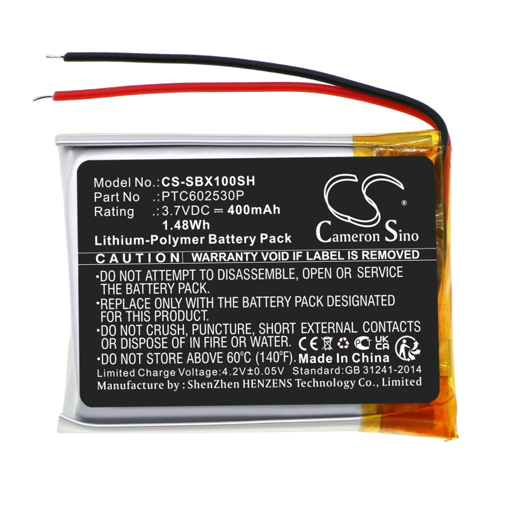 Batterijen Vervangt PTC602530P