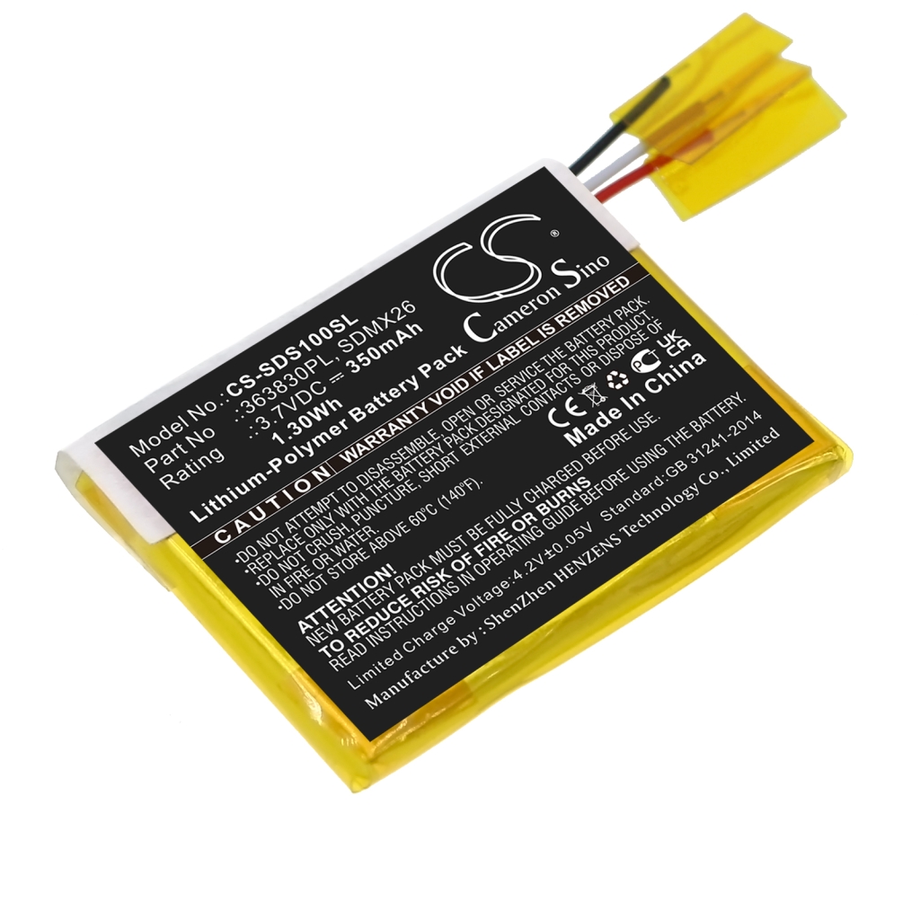 Batterij voor MP3, MP4, PMP SanDisk CS-SDS100SL