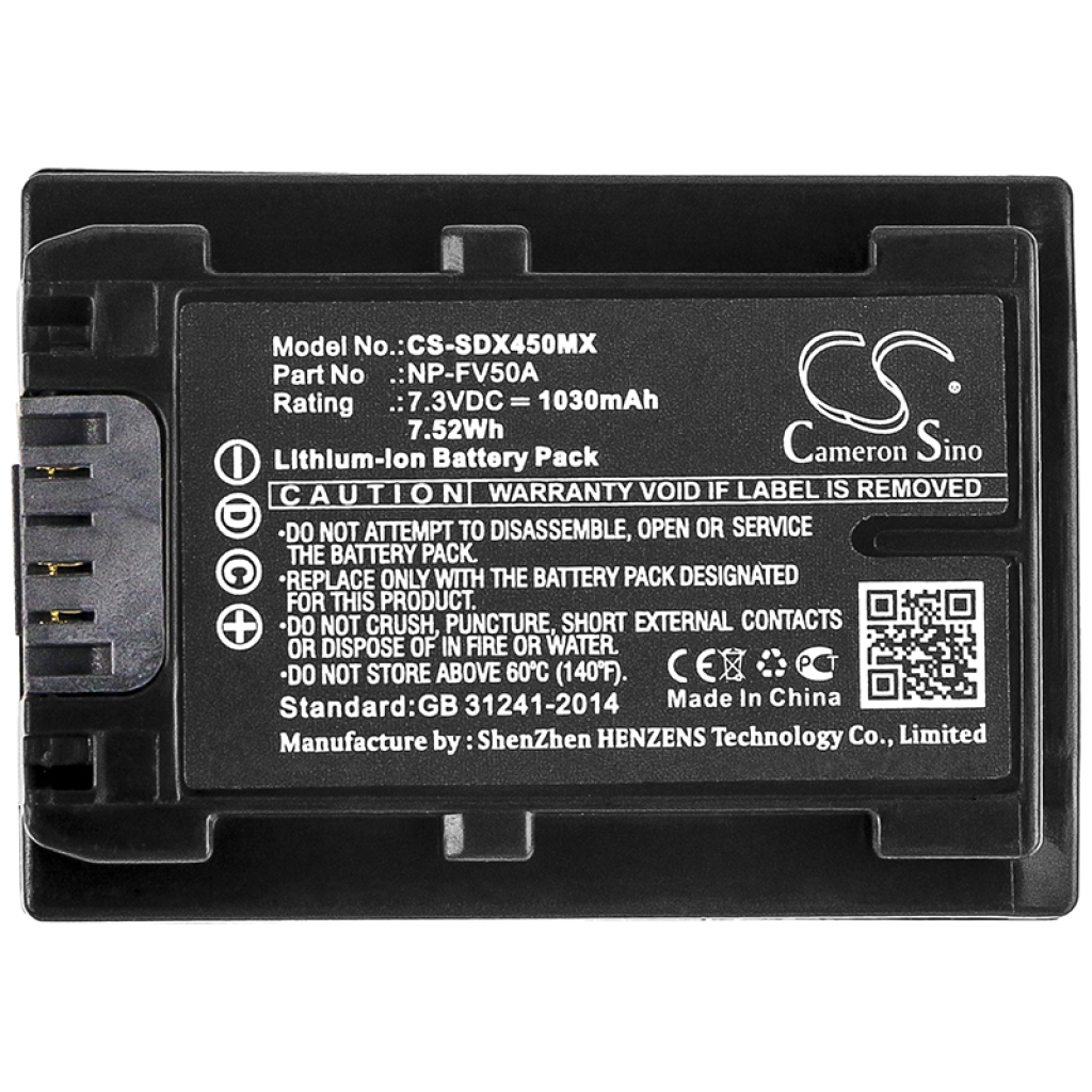 Batterij voor camera Sony HDR-PJ675