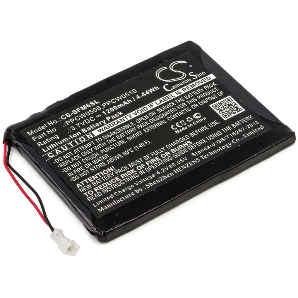 Batterij voor MP3, MP4, PMP i-Audio CS-SFM6SL