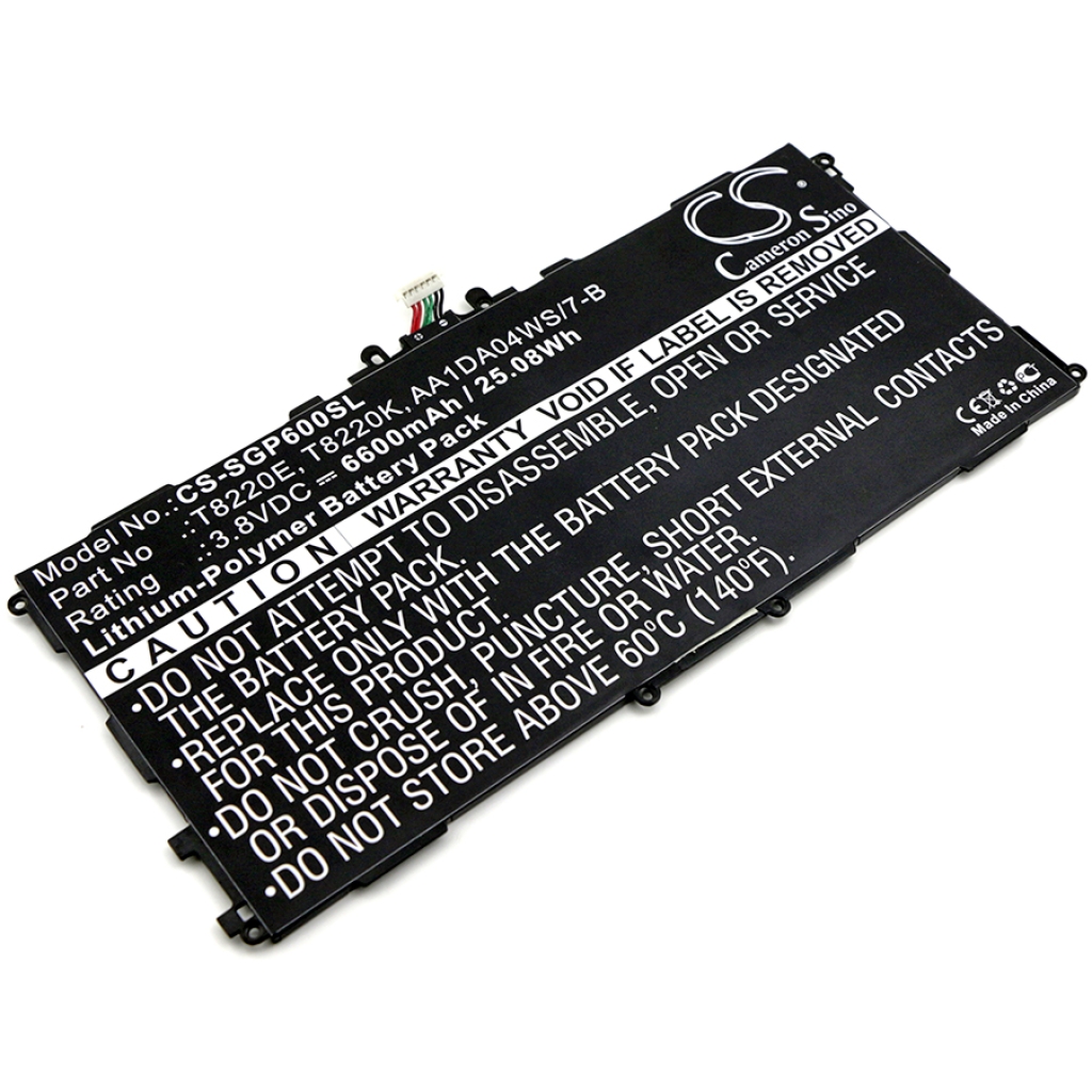 Tablet batterijen Samsung CS-SGP600SL