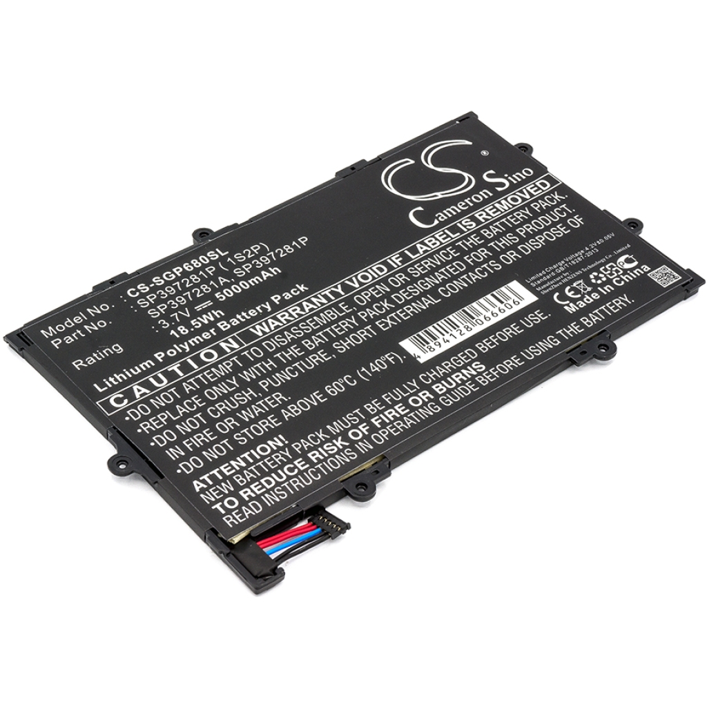 Tablet batterijen Verizon CS-SGP680SL