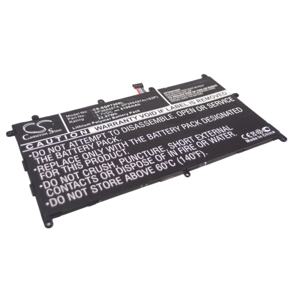 Tablet batterijen Samsung CS-SGP730SL