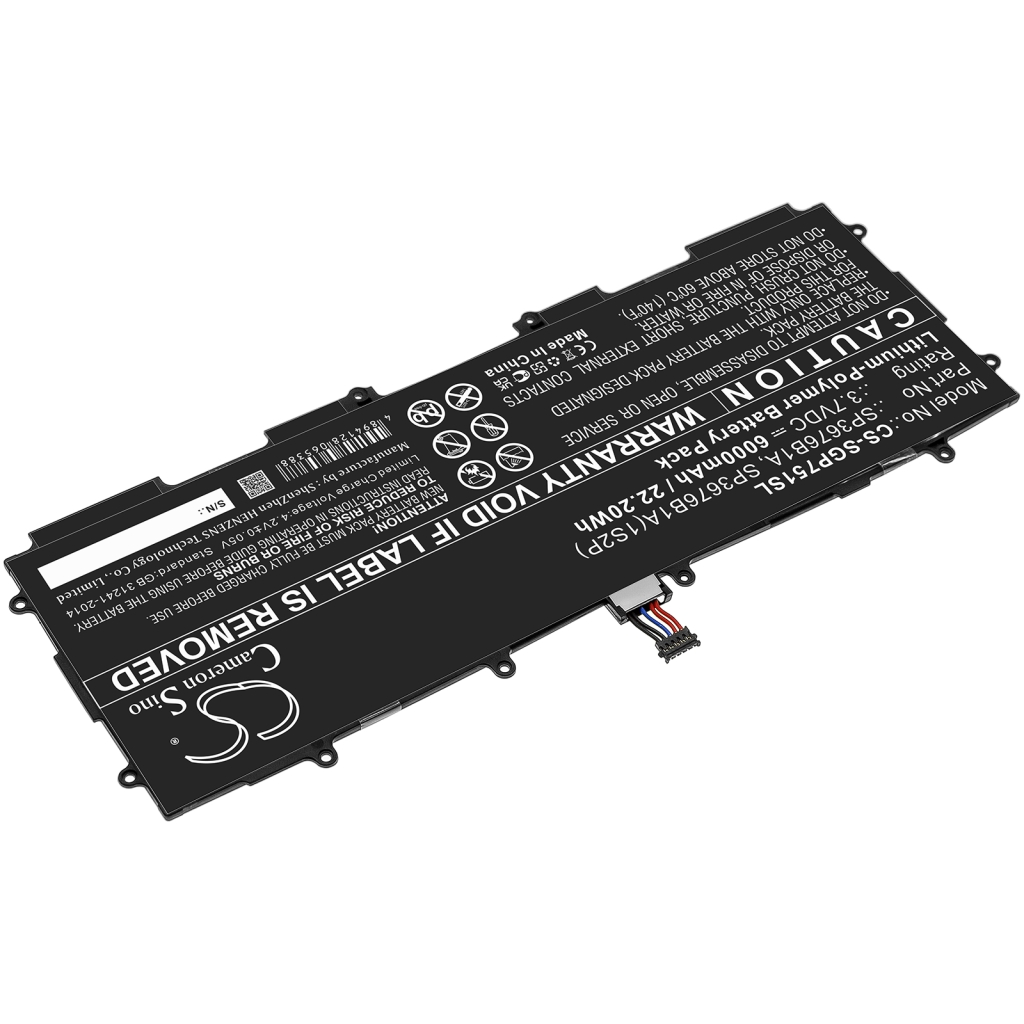 Tablet batterijen Samsung CS-SGP751SL