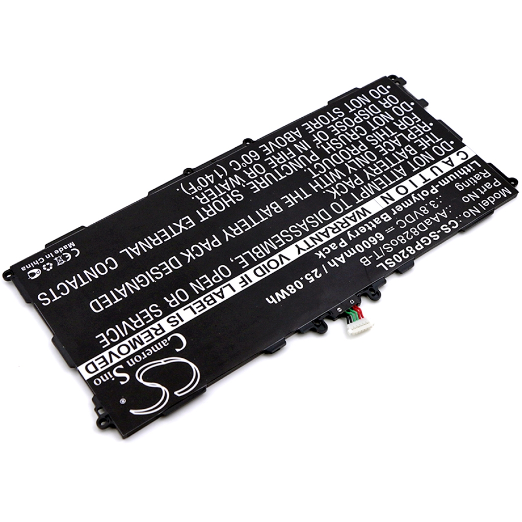 Tablet batterijen Samsung CS-SGP820SL