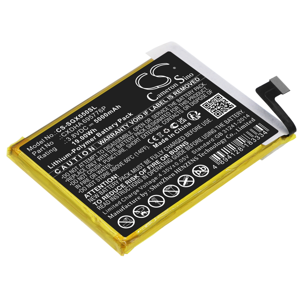 Batterijen Vervangt CXDHA 695776P