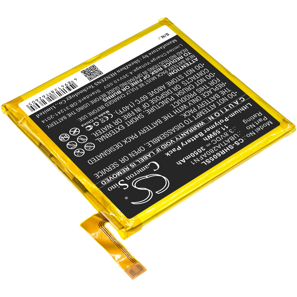 Batterij voor mobiele telefoon Sharp CS-SHR605SL