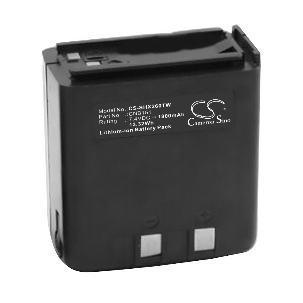 Compatibele batterijvervanging voor Standard Horizon CNB151