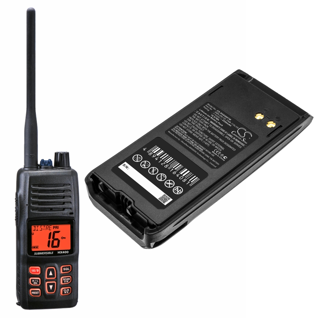 Batterij voor tweerichtingsradio Standard Horizon CS-SHX400TW