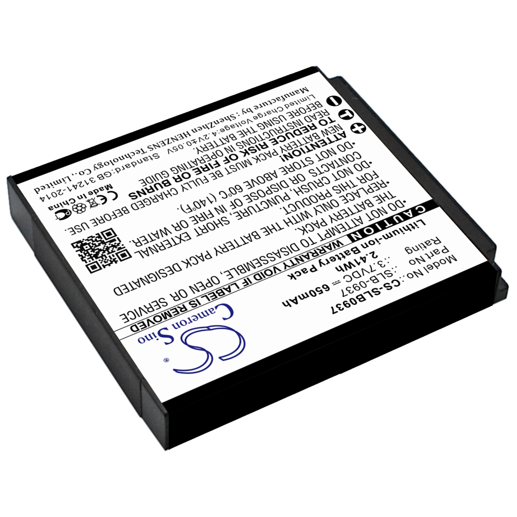 Batterij voor camera Samsung CS-SLB0937