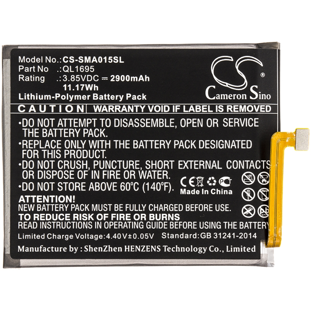 Batterij voor mobiele telefoon Samsung CS-SMA015SL