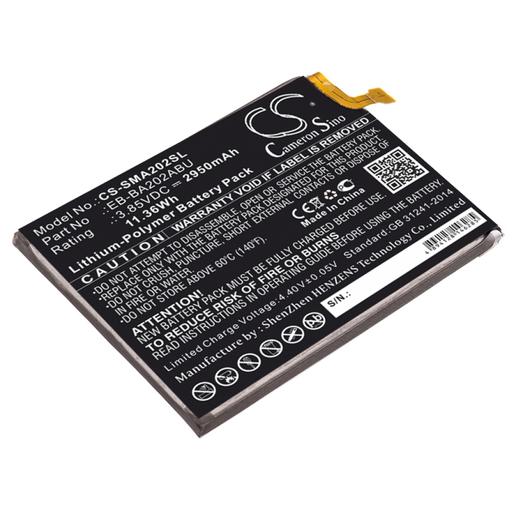 Batterij voor mobiele telefoon Samsung CS-SMA202SL