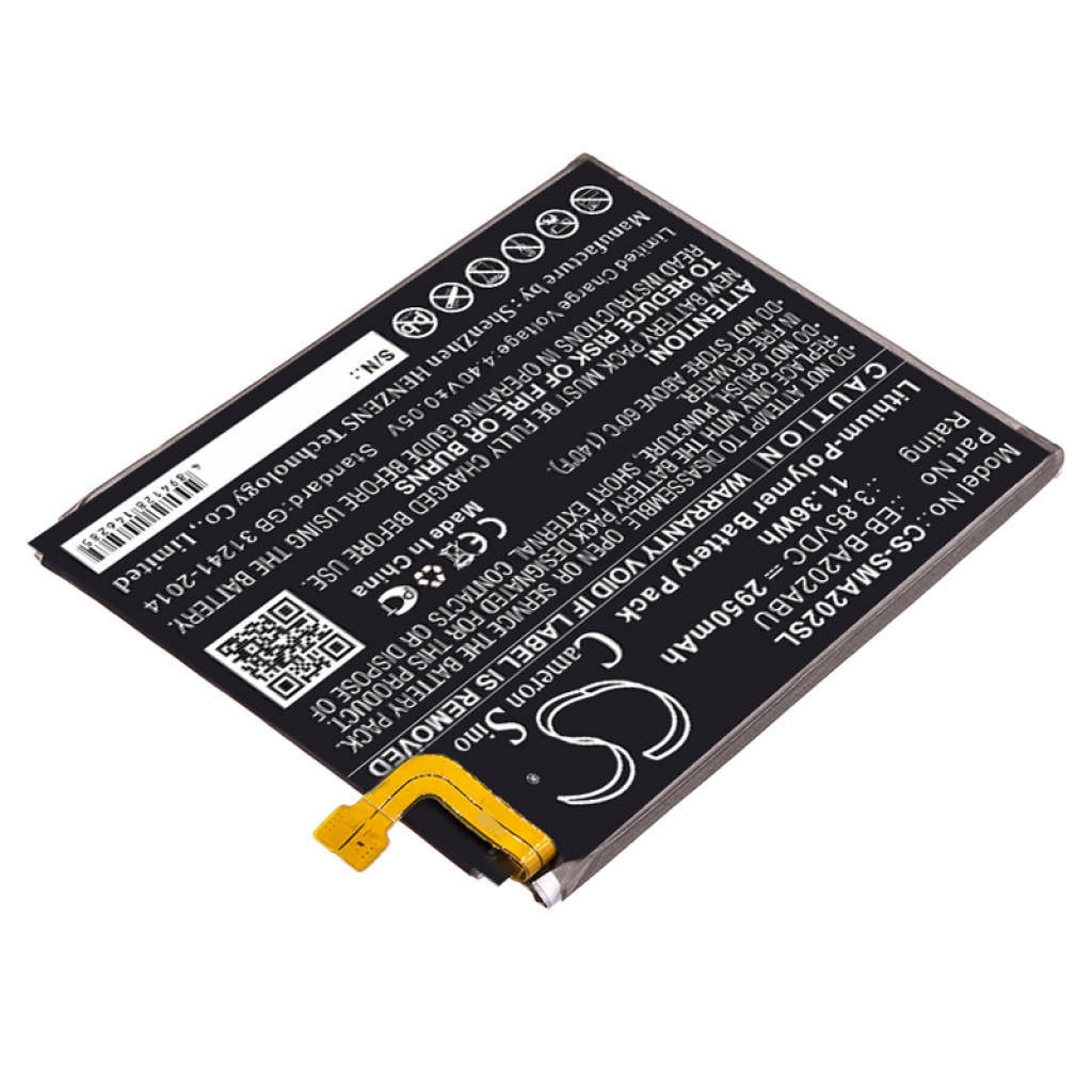 Batterij voor mobiele telefoon Samsung CS-SMA202SL