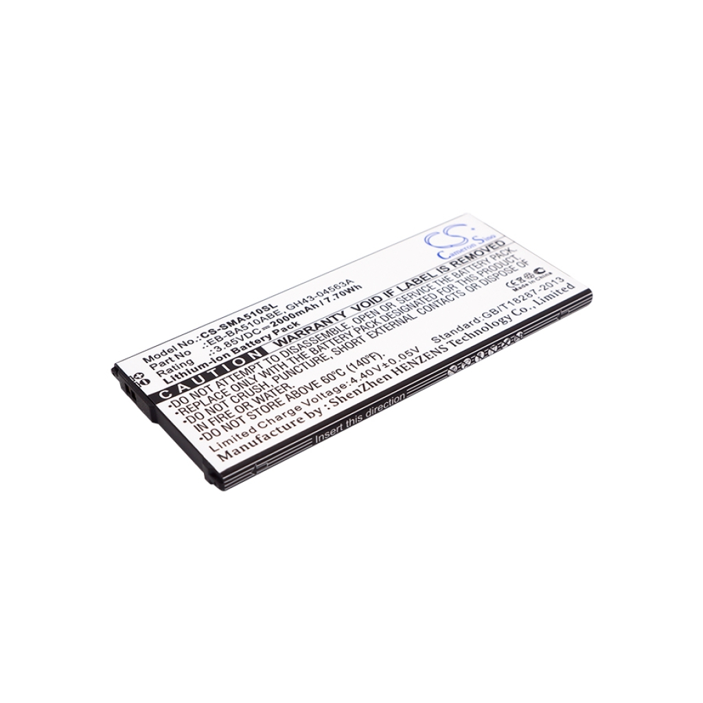 Batterij voor mobiele telefoon Samsung CS-SMA510SL